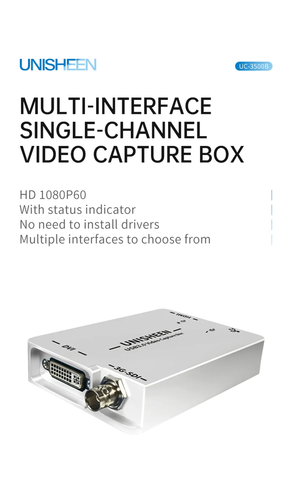 FPGA Dongle Game Streaming Live Broadcast 1080P OBS vMix Wirecast Xsplit 3G-SDI