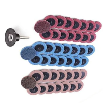 

45pcs Abrasive Discs Polishing Pads Disk Holder Angle Die Grinder Metalworking