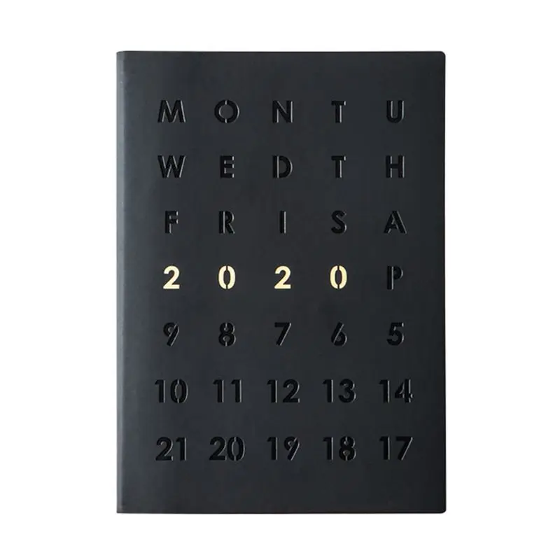 

Agenda 2020 Planner A5 Daily Notebook Organizer Mini Business Travel Notepad