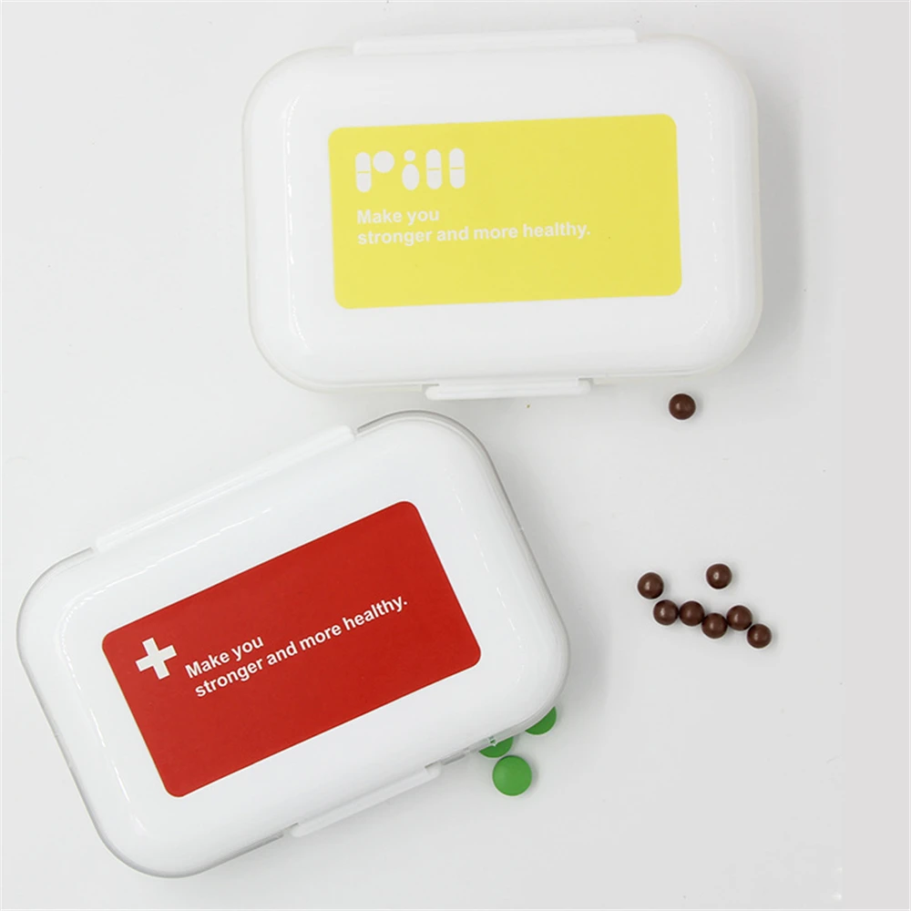 

Mini Vitamin Holder Medicine Drug Box Holder Pill Organizer Portable Weekly Pill Cases Medicine Tablet Storage Container Case 4