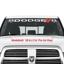 Для DODGE лобовое стекло виниловая наклейка наклейки с рисунком грузовик ram логотип Hemi