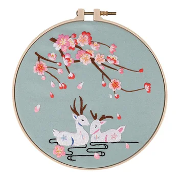 

Bamboo Embroidered Suit Friends Children DIY Embroidery Beginners Kits