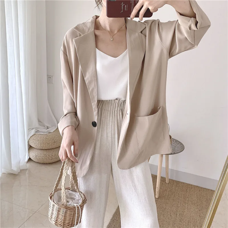 Осень, стиль, Южная Корея, онлайн, костюм знаменитостей, куртка, женский тонкий корейский стиль, свободный крой, черный и белый с рисунком