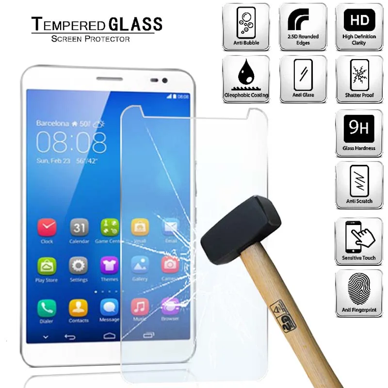 

Tablet Tempered Glass Screen Protector Cover for HuaWei Mediapad T1 7.0 Tablet Full Coverage Anti-Scratch Explosion-Proof Screen