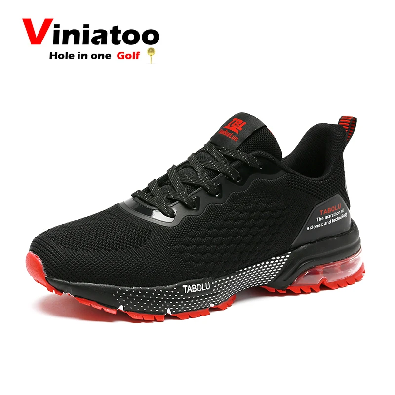 Golf-Sneakers Light-Weight Summer White Black Men Breathable for Outdoor New-Brand