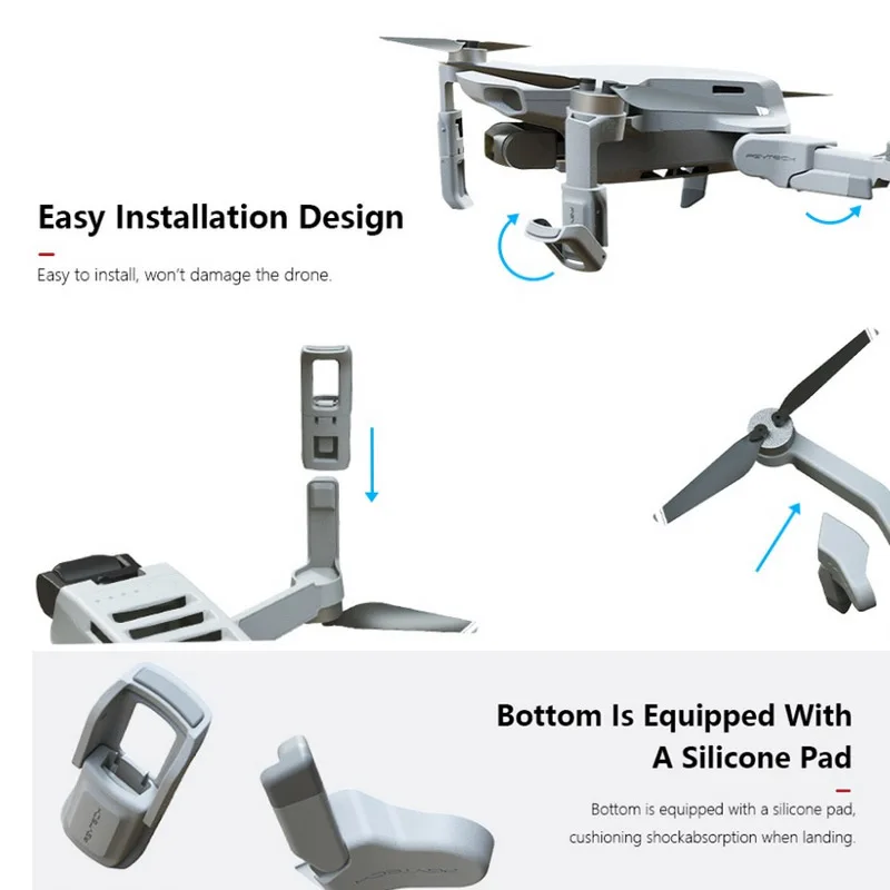 PGYTECH DJI Mavic Мини Расширенный посадочный механизм поддержка ног протектор расширения для DJI Mavic мини Дрон аксессуары