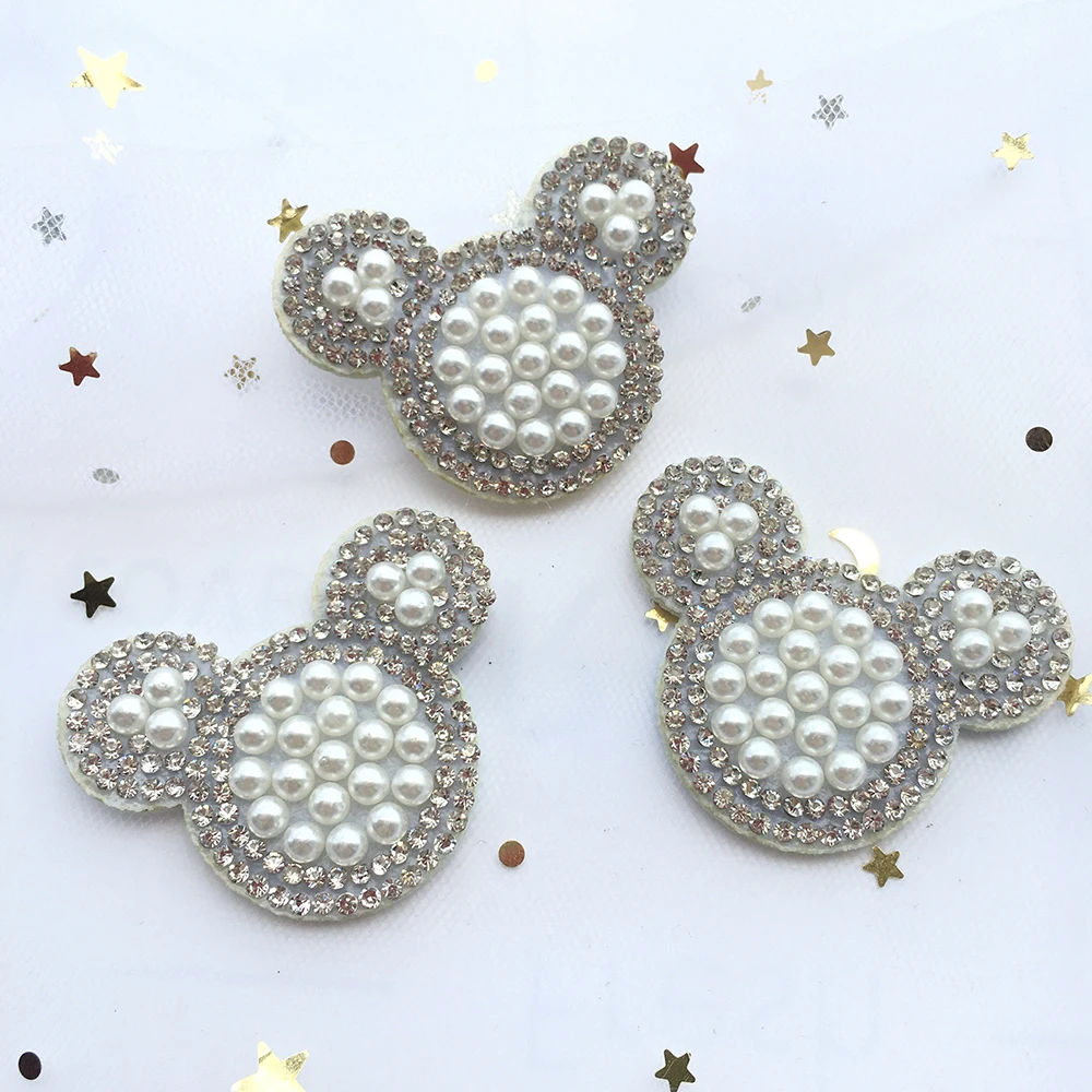 15pcs Cat Padded Patches Rhinestone for DIY Clothing Accessories Handmade Headwear Bow Decor Appliques crafts materials jewelry making supplies sewing rhinestones craft supplies glass crystal rhinestones