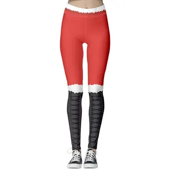 

Jessingshow 2019 Christmas Women Leggings Ladies Push Up Slim Legging High Waist Stretchy Large Size Female Fitness Sport Pants