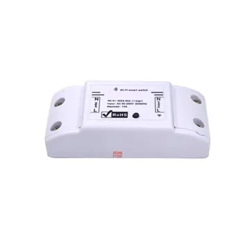 

Wifi Smart Switch,Smart Home Automation Module Timer, Wifi Remote Control Switch, Wireless Timer TY-TDQ AC 110-220V Home White