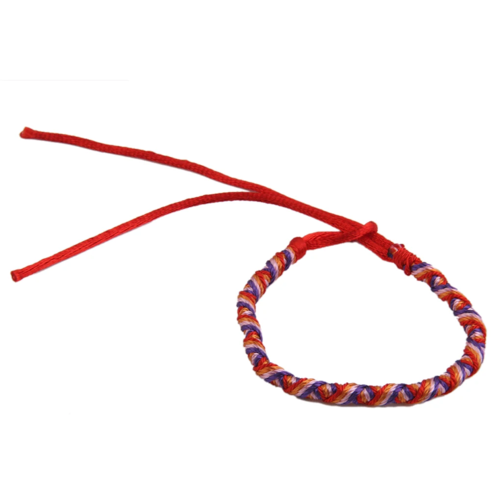 9 Handmade Braid Strands Friendship Cords Hippie Boho Bracelets Anklets Bulk Lot