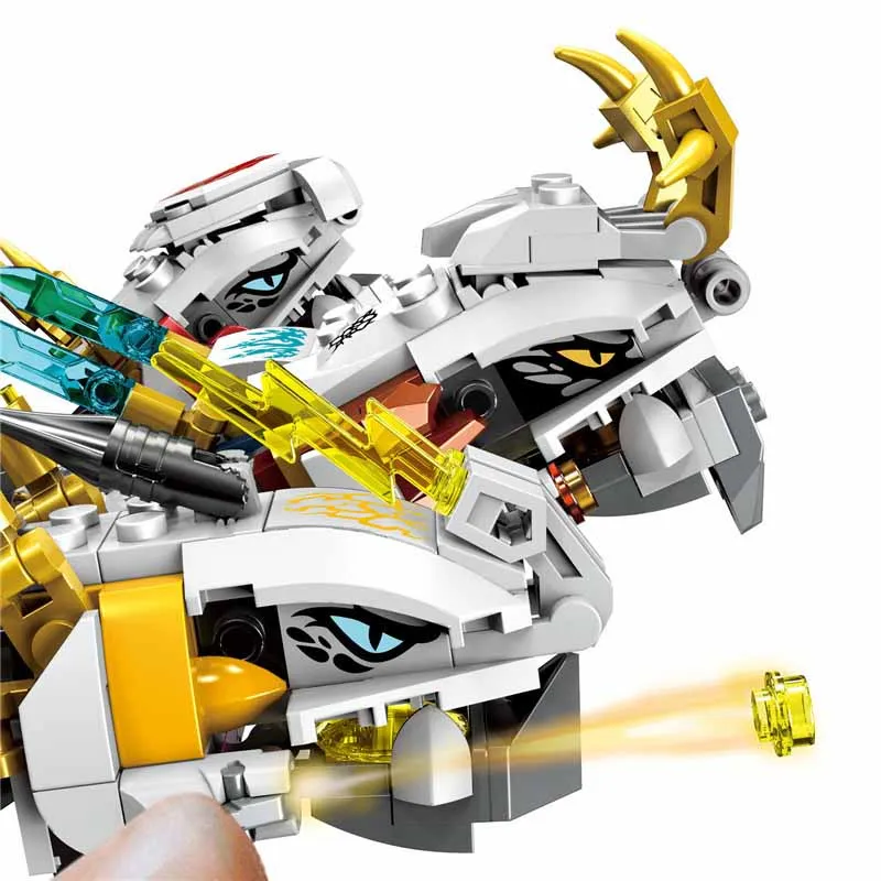 1100 шт. ninjagoo строительные блоки кирпичи модель игрушки 06099 Ninja mirage ultimate dragon complex Совместимость с Рождественский подарок