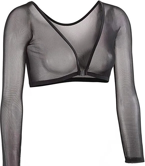 Черный S-xxl Корректирующее женское Бесшовное утягивающее белье, утягивающая одежда с длинными рукавами, компрессионная одежда для похудения, корректор большого размера, Лидер продаж - Цвет: Черный