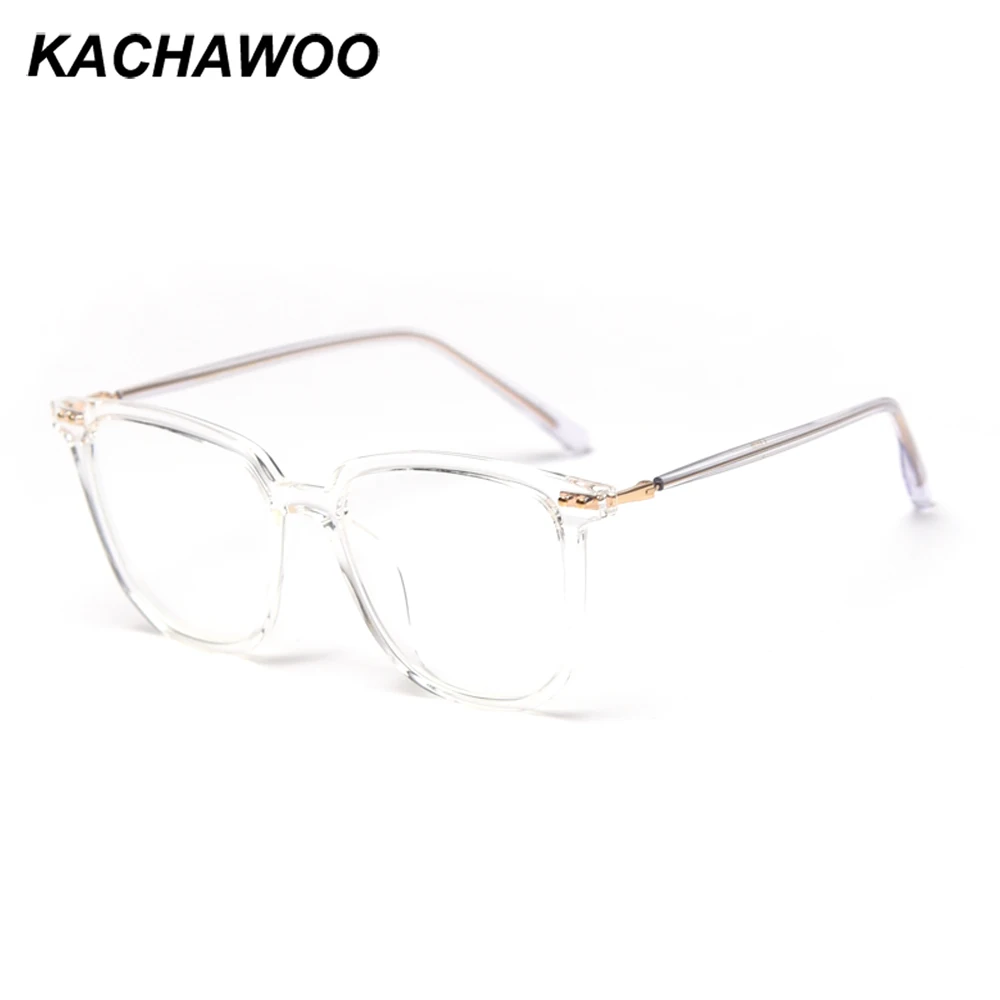 Очки компьютерные Kachawoo для мужчин и женщин прозрачные квадратные оптические