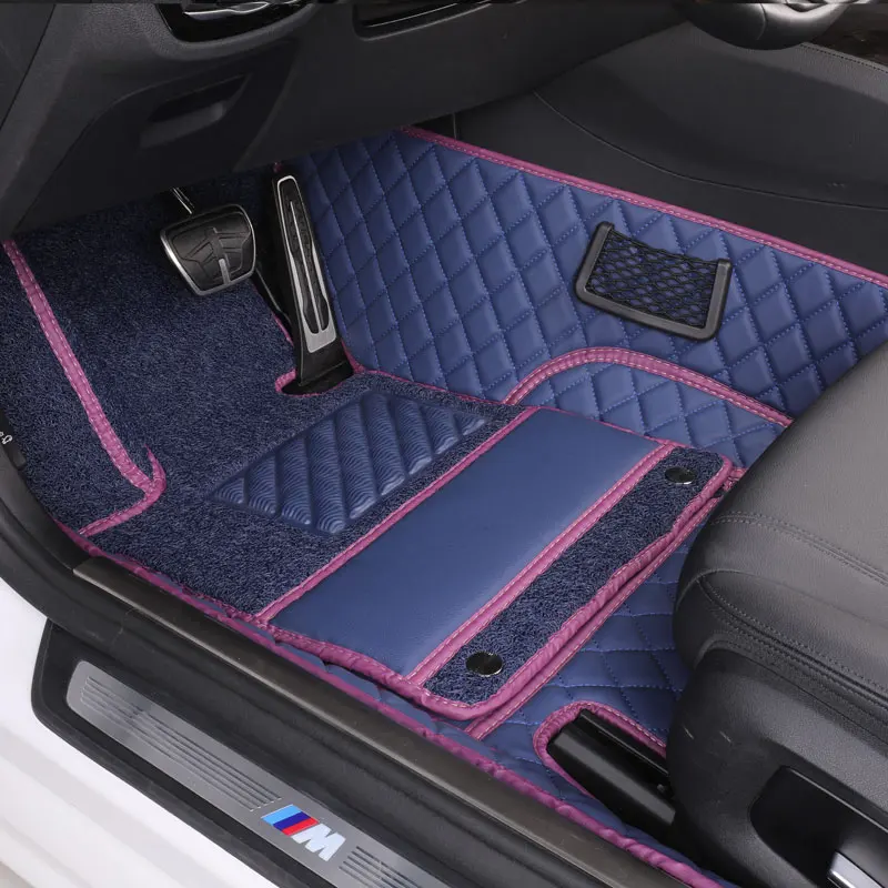 Пользовательские автомобильные коврики кожа для peugeot 307 206 308 308S 407 207 406 408 301 508 5008 2008 3008 4008 RCZ Авто ножные коврики