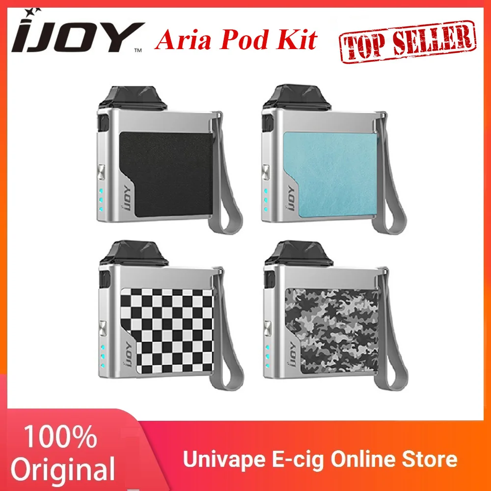 Оригинальный набор IJOY Aria Pod 900 мАч встроенный аккумулятор и 3 мл 0.6 Ом/1.0 Ом катушка
