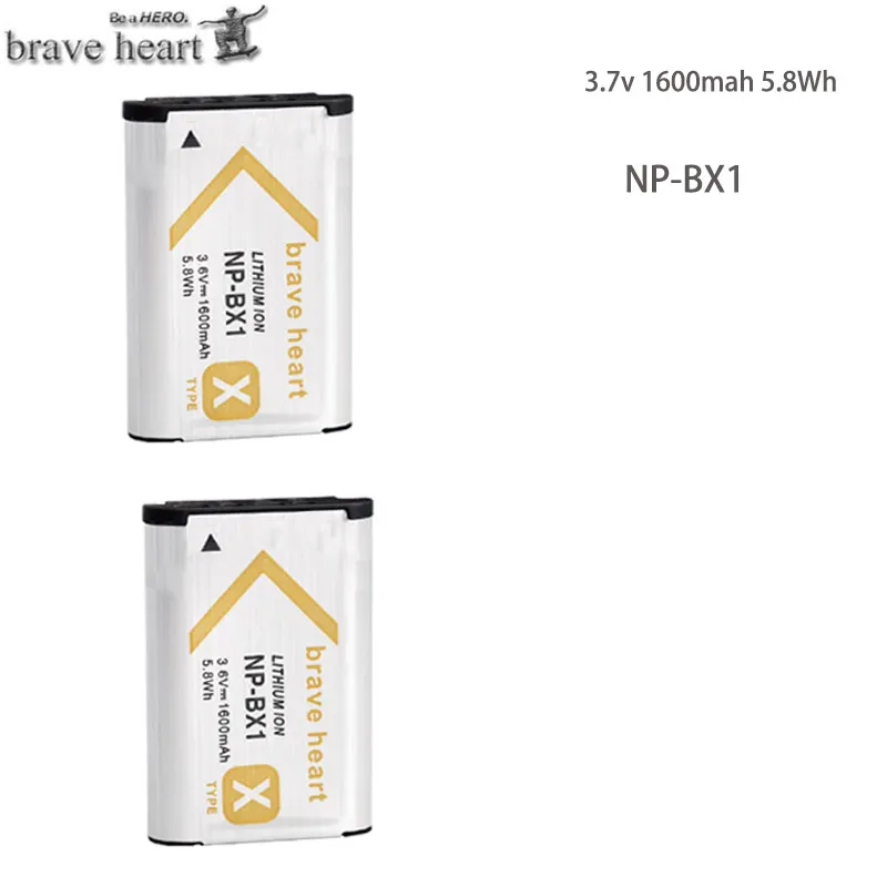 5x NPBX1 np bx1 NP-BX1 батарея и 1x USB зарядное устройство для sony DSC и HDR камера видеокамера H400 HX300 HX50V HX90 HDR AS10 AS15 AS20 - Цвет: 2battery