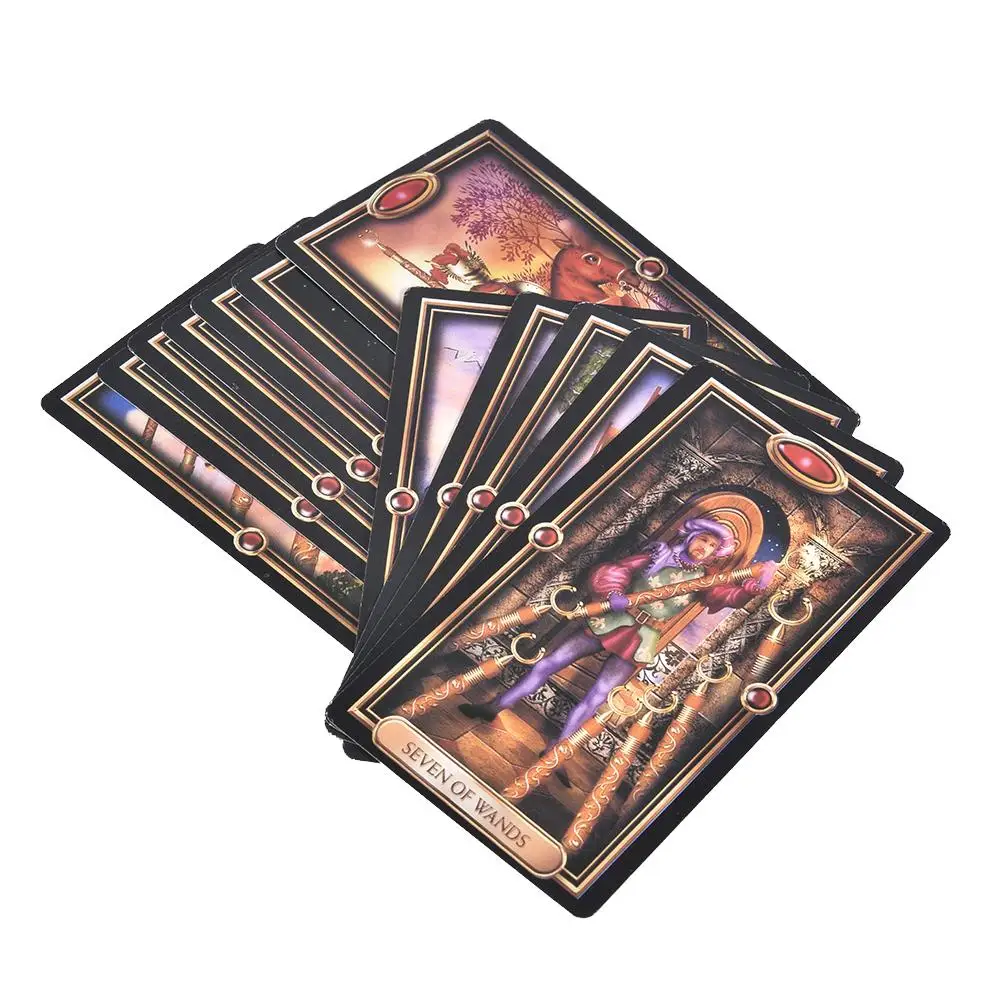 78 Pcs The Gilded Tarot Cards Deck Board Games For Family Party Playing Card Table Game Entertainment Gift