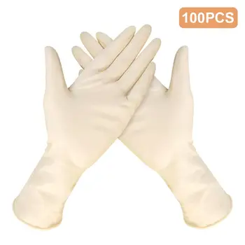 

100pcs/Box Disposable Gloves Anti Gloves Nitrile Rubber Gardening Disposable Hand Protection Work Surgical Gloves Rubber Gloves