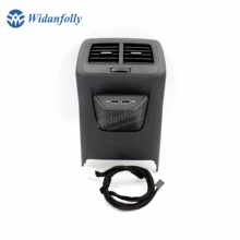 مسند ذراع بفتحة تهوية لمنفذ الهواء الخلفي مع منفذ USB للجولف 7 MK7 2013 2014 2015 2016 2017 2019 5GG 864 298B 82 فولت(China)