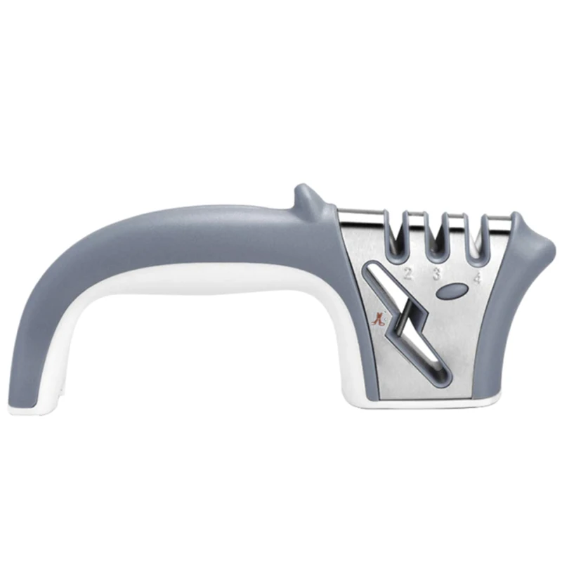 Sharpener,Professional 4 in 1 Manual Knives Scissor Sharpeners,Chef's Choice Kitchen Sharpening with Ceramic,Tungsten Steel,Diam