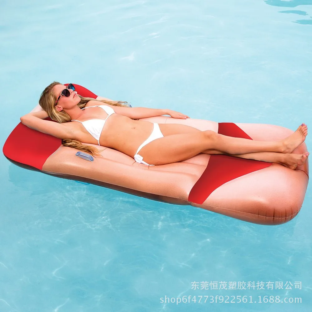 

Factory Supply Inflatable PVC Bikini Underwear Floating Row Beach Floating Row Environmentally Friendly Material New Style Creat