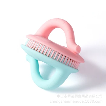 

1pc Baby Bath Brush Prevent Bacterial Children Silicone Brush and Baby Shampoo Wash Bath Supplies Cleaning Brush