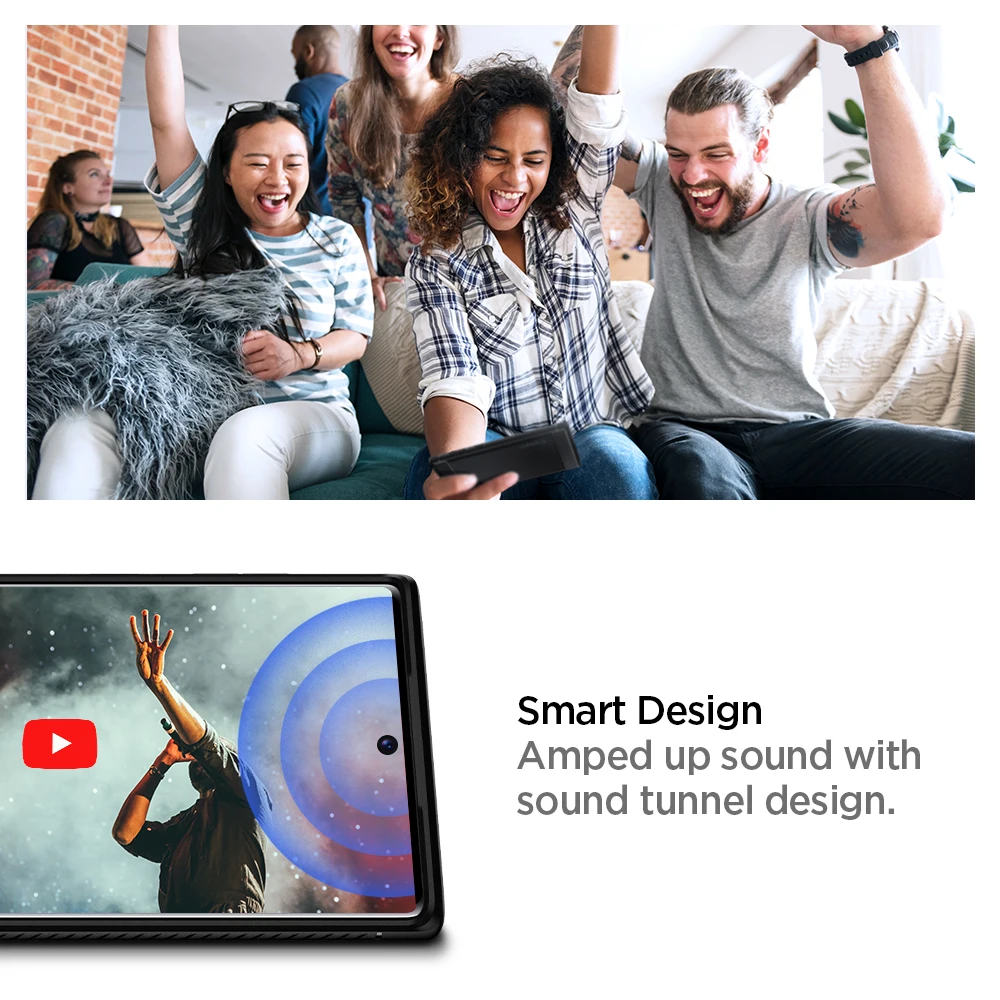 Прочный защитный чехол Spigen для samsung Galaxy Note 10 Plus/Note 10 матовый черный гибкий ТПУ Противоскользящий ударопрочный чехол
