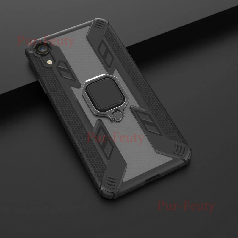 Чехол для Apple iPhone XR xr Силиконовый Броня бампер ударопрочный металлический кольцо сверхмощная Защита задняя крышка для Apple iPhone XR