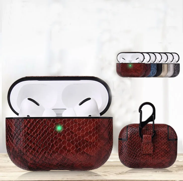 Дизайнерский Роскошный чехол из искусственной кожи для Airpods Pro 3 | Мобильные