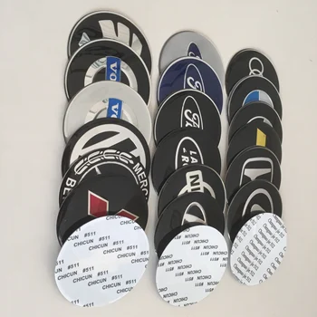

4pcs 65mm car emblem Wheel Center Hub Caps Badge cover sticker for opel saab Chevrolet Citroen Suzuki Peugeot ford mazda Hyundai