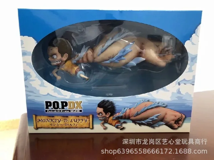 

Literary Hall Anime Peripheral One Piece/HNA King Big Hands Luffy Garage Kit Model Boxed Decoration