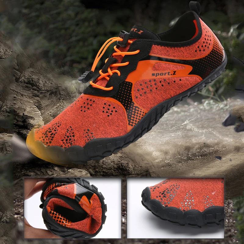 Летняя уличная водонепроницаемая обувь Мужские пляжные сандалии Обувь для