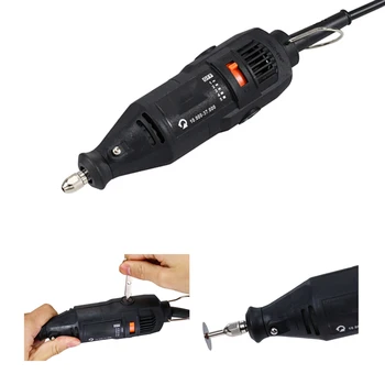 

Power Tools Electric Mini Drill Rotary Tools Mini Electric Grinder Drill Engraver with Universal Chuck & Shield For Woodworking