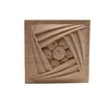 European-style Home Decoration Cabinet Door Bed Decorative Flowers Dongyang Wood Carving White Embryo Long Decals Wood Applique 2