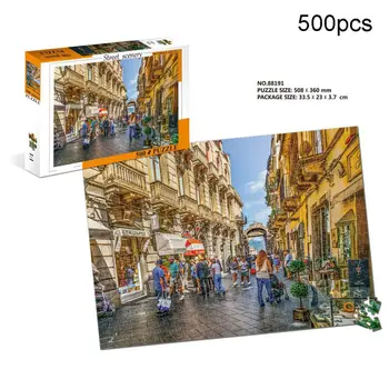 

Adult Puzzle 500 Pieces Children's Paper Puzzle Adult Decompression Toys For Outdoor