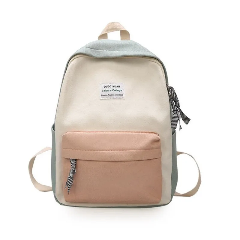 Mochila de viaje de lona para mujer, morral femenino de alta calidad, escolar, para adolescentes, 2020