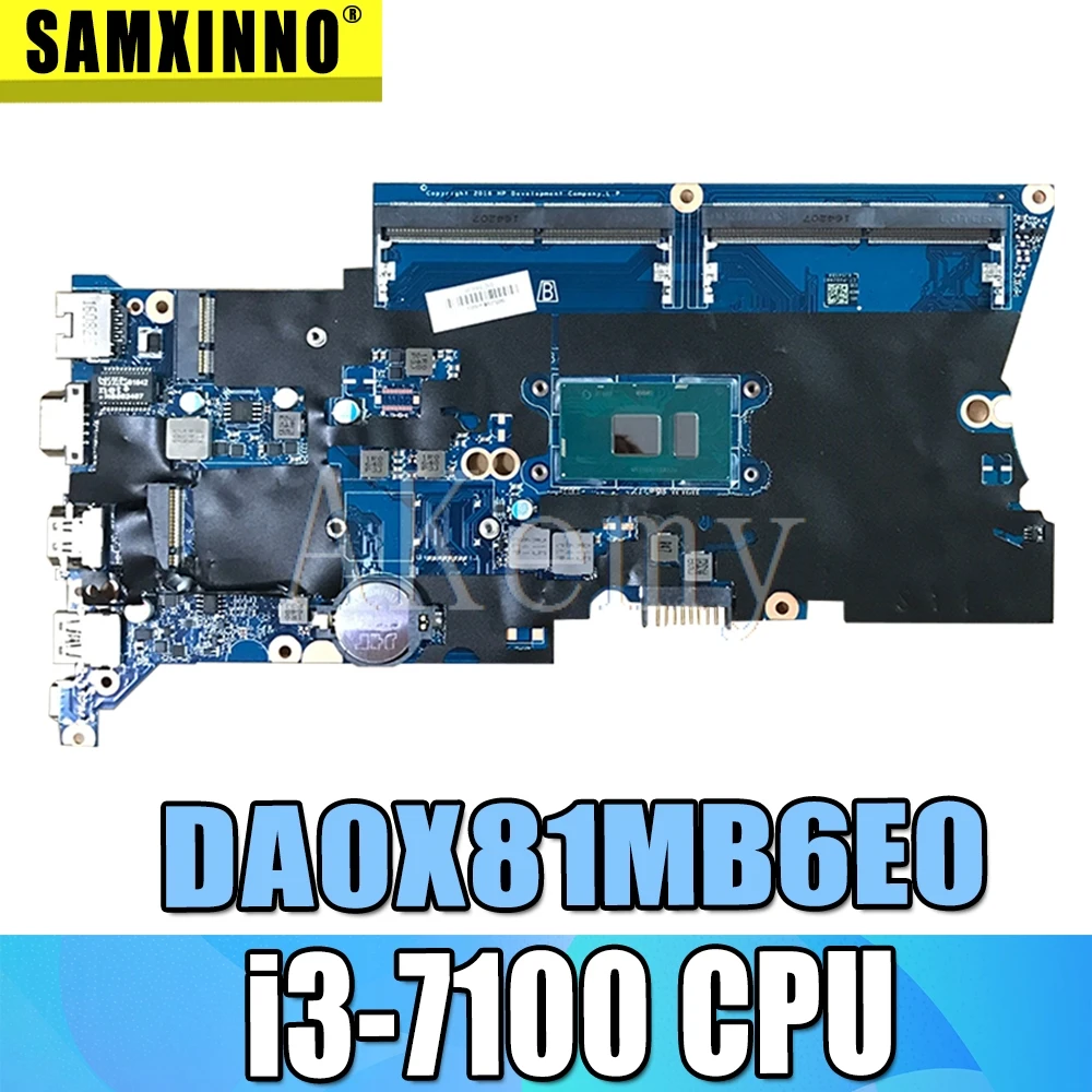 DA0X81MB6E0 X81 For HP ProBook 430 440 G4 Laptop Motherboard 905792-001 905792-601 100% Tested OK With i3-7100u | Компьютеры и офис