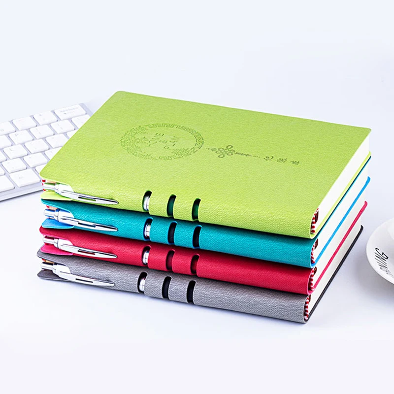 

162 Sheets Thicker Notebook Bullet Journal Weekly Monthly Planner A5 Binder Notepad School Note Book Agenda Traveler Organizer