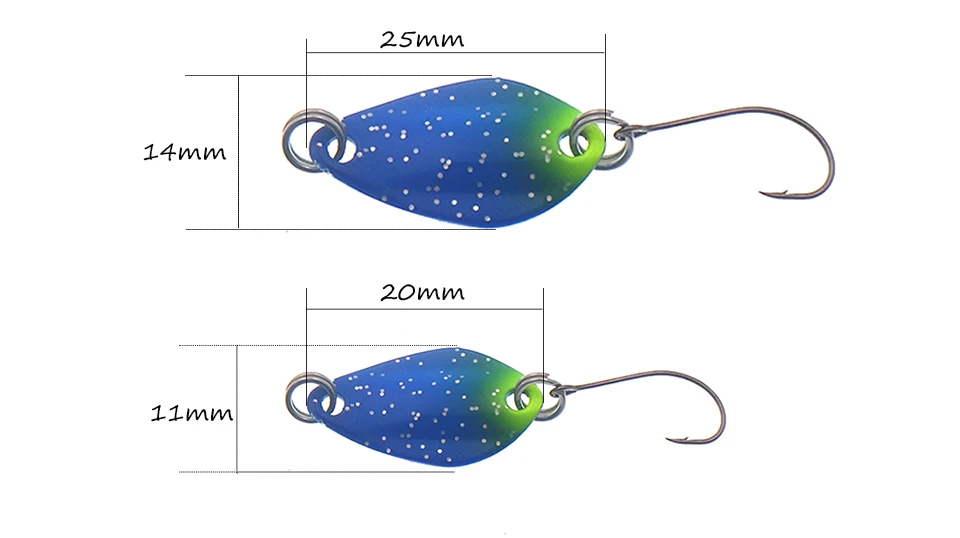 Г 6 шт./лот 1,3 г 2,2 металлическая ложка Рыбалка приманки Красочные блёстки крючки искусственные жесткий приманки рыболовное снаряжение принадлежности для рыбалки