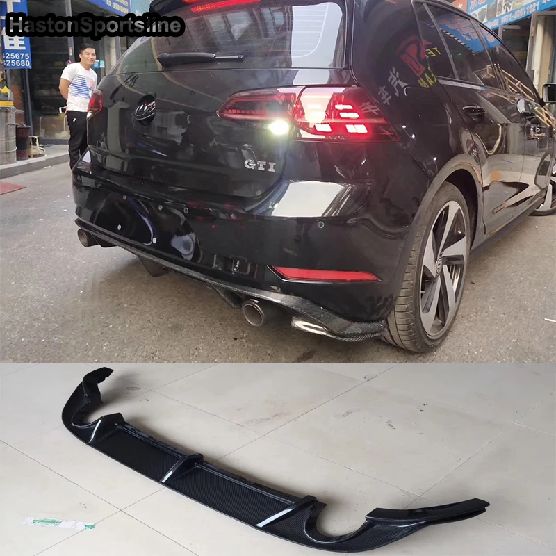 Для VW Golf 7,5 GTI комплект задней части кузова рассеиватель бампера- только GTI