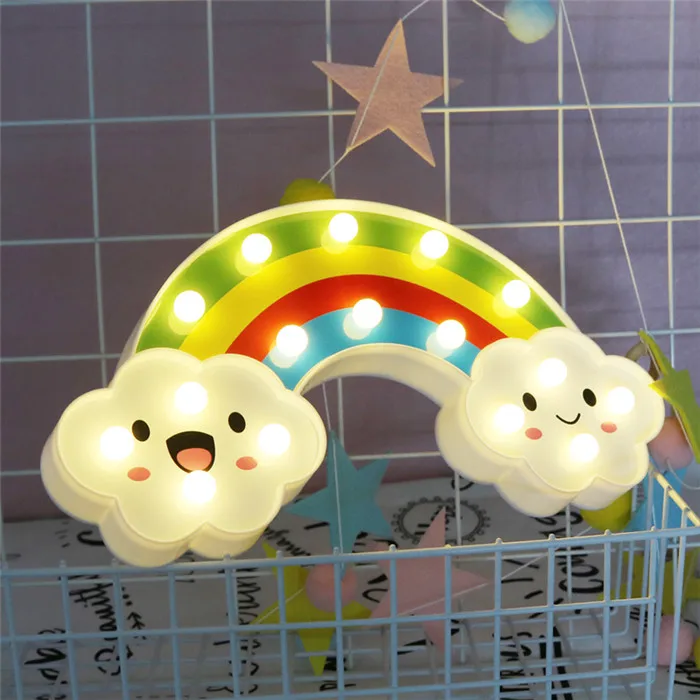 Cute Rainbow LED Night Light 8