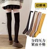 Winter Women Socks Warmer Thicken Thermal Stockings for Ladies Girls over the knee  JK black thin leg medium tube Japanese ► Photo 2/6