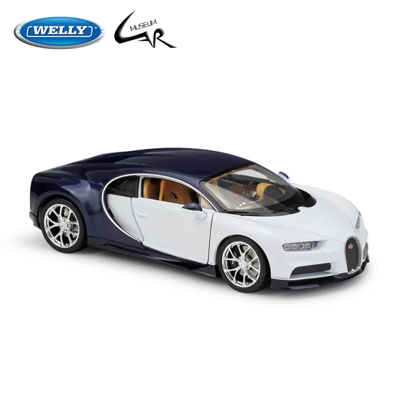 

Welly 1:24 Diecast Sports Model Simulator Bugatti Chiron Scale Classic Metal Alloy Race Car Boy Toy Collection Gifts