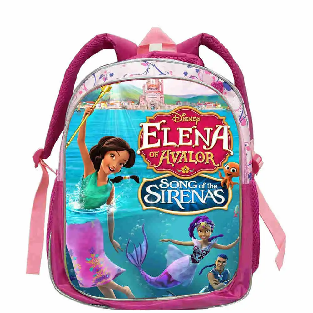 as pictures Новая мода Elena школьные сумки для девочек детские школьные сумки мультфильм книжный пакет детские рюкзаки Mochila Escolar - Цвет: as pictures