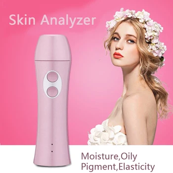 

Smart Face Oily Moisture Tester Skin Analyzer Device Melanin Detection Pores Enlargement Machine Skin Elasticity Measuring Tool