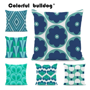 

Popular Fashion Geometric Pillowcase Diamond Heart Black And White Lattice Living Room Decoration Cushion Set Velvet Pillow