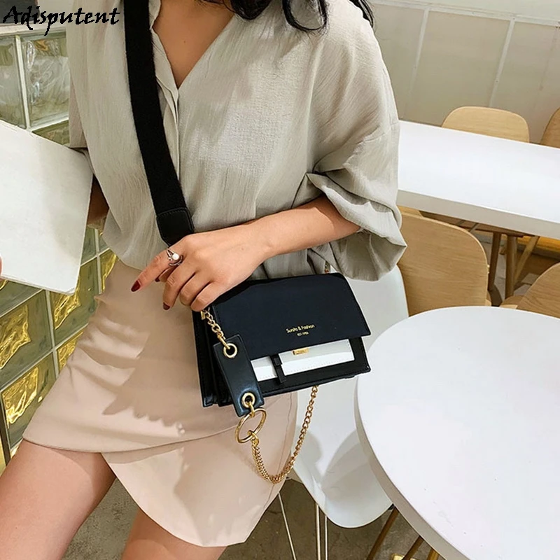 Женские Сумки из искусственной кожи через плечо и сумка на плечо, модная сумка на плечо с цепочкой, дамская сумочка