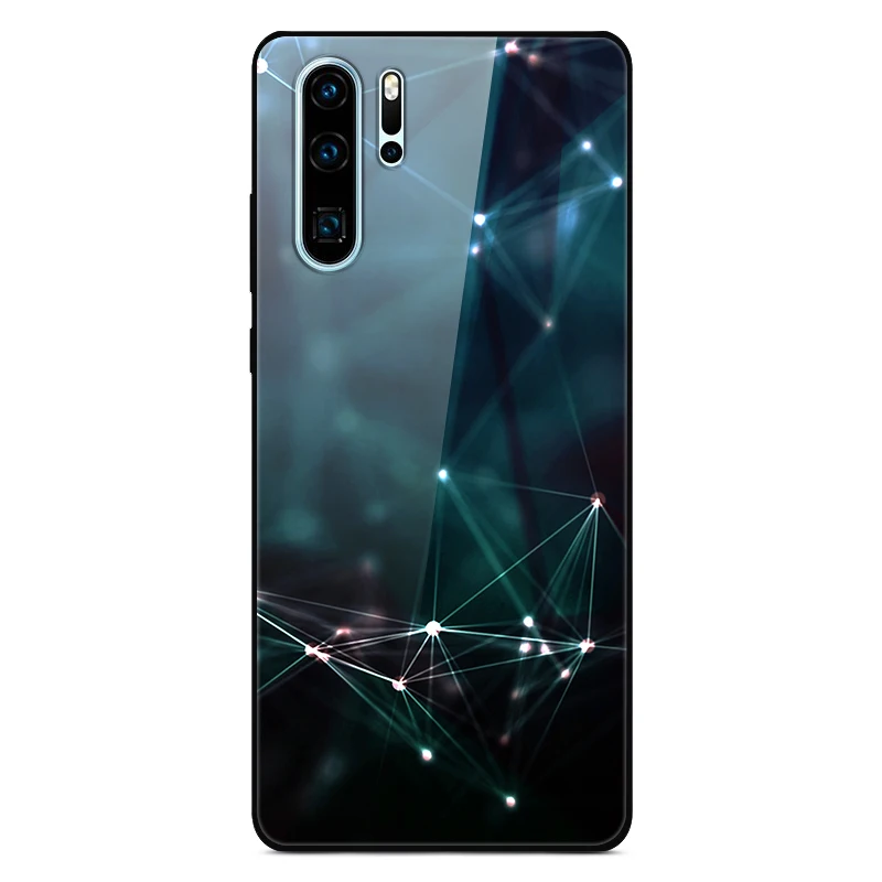 Picture 24 Роскошный стеклянный чехол для huawei P30 Pro Чехол мягкая защитная рамка задняя крышка чехол для huawei P30 Lite чехол P 30 P30Pro P30Lite Coque - Цвет: Picture 24