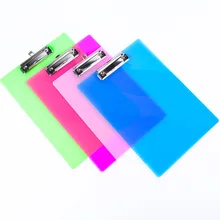 Single board clip A4 plastic board folder folder board writing pad board writing board multi-function hanging menu clip splint