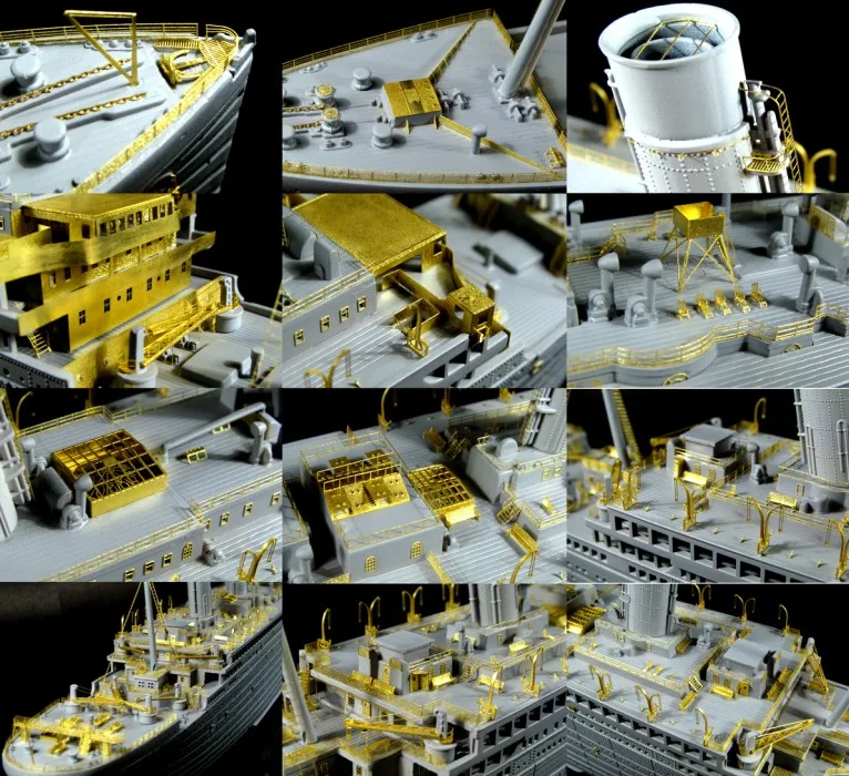 Rainbow PE for 1/700 IJN Davits II Photo-Etched Rb7090 Deck 